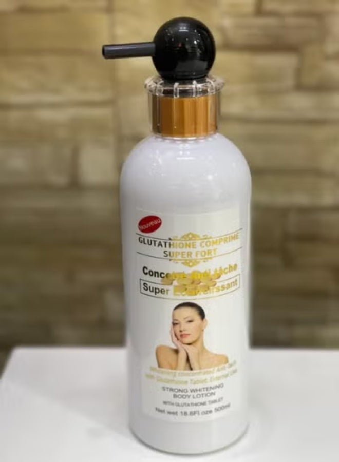 Glutathione Comprime Super Fort Strong Whitening Lotion 500 ml